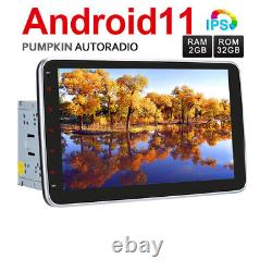 Autoradio Double DIN Pumpkin 10.1 Android 11 avec Navigation GPS et DAB, 32 Go