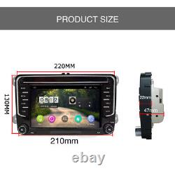 Autoradio GPS SatNav DAB+ 7Double Din Android 12 pour VW Golf MK5 MK6 Polo