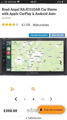 Autoradio avec bluetooth et GPS intégré (double din)