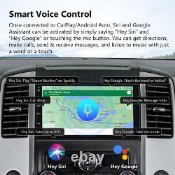 Autoradio de voiture Android 10 à double DIN intégré 7 pouces avec 8 cœurs, 32 Go, CarPlay, navigation par satellite et DSP