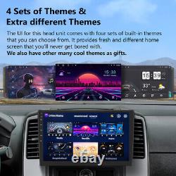 Autoradio de voiture DAB+CAM+Double DIN Android 10 8-Core 10.1 GPS Navi CarPlay Radio DSP