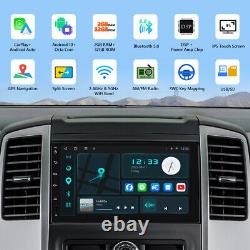 Autoradio double DIN Android 8-Core avec GPS, navigation par satellite, unité principale WiFi DSP de voiture 7 IPS