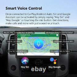 Autoradio double DIN CarPlay Android Auto 10.1 avec GPS stéréo Bluetooth DAB+ sans DVD