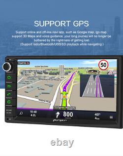 Autoradio double DIN Pumpkin 7 Android 11 GPS Sat Nav Bluetooth DAB+ USB