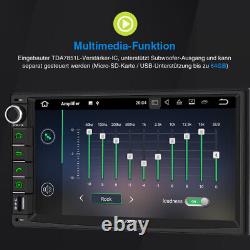 Autoradio double DIN Pumpkin 7 pouces Android 11 avec radio stéréo pour voiture intégrée DAB+, GPS 32 Go de mémoire et navigation par satellite