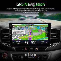 Autoradio double DIN stéréo Android 12 Apple Carplay 10.1'' avec GPS et unité de navigation