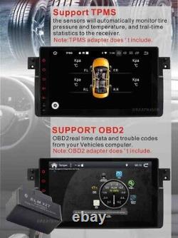 Autoradio stéréo pour voiture Android Double Din avec GPS, unité principale de navigation DAB+ pour BMW Série 3 E46