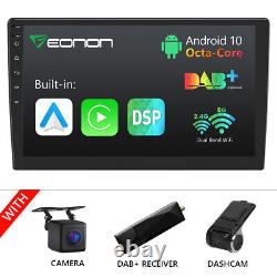 CAM+DVR+DAB+10.1Double DIN Android 10 8Core Car Headunit Stereo GPS SAT NAV DSP<br/>    CAM+DVR+DAB+10.1Double DIN Android 10 8Core Car Headunit Stereo GPS SAT NAV DSP