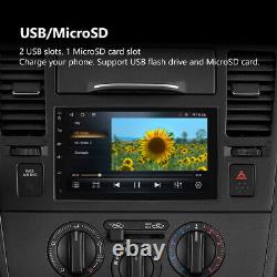 CAM + Dans l'autoradio de voiture stéréo double DIN Android 8Core 7 IPS GPS Sat Nav CarPlay