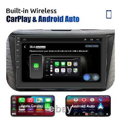 CarPlay 2+32G 9 Android 13 Autoradio GPS SAT NAV USB Double 2 DIN + Caméra AHD