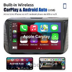Double 2 DIN 10 Android 11 Autoradio Carplay GPS Sat Nav Bluetooth + AHD