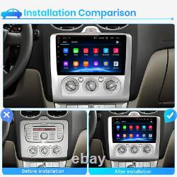 Pour Ford Focus 2004-2011 9 Android 12 Autoradio stéréo de voiture WiFi DAB GPS Sat Nav BT