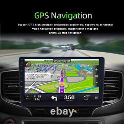 Radio GPS Navi WiFi FM USB à écran tactile double 2Din stéréo de voiture Android 12 10.1