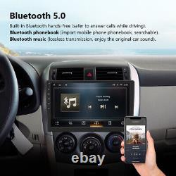 Stéréo de voiture Android 10 Double DIN avec DAB+, écran tactile 10,1 pouces, GPS et CarPlay