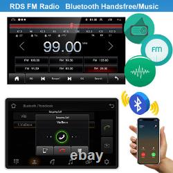 Stéréo de voiture Double 2Din Android 12 avec écran tactile 7 pouces, Bluetooth sans fil, Apple Carplay/Android Auto+CAMéra