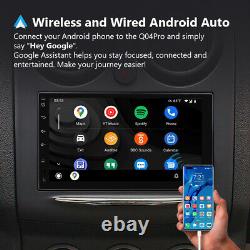 Unité principale de voiture stéréo GPS Cam+Android 10 Double 2DIN avec navigation GPS DAB+ CarPlay Radio.